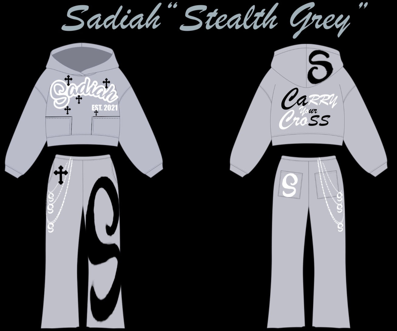 “Stealth Grey” Carry Your Cross